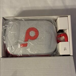 Portable Red Speaker